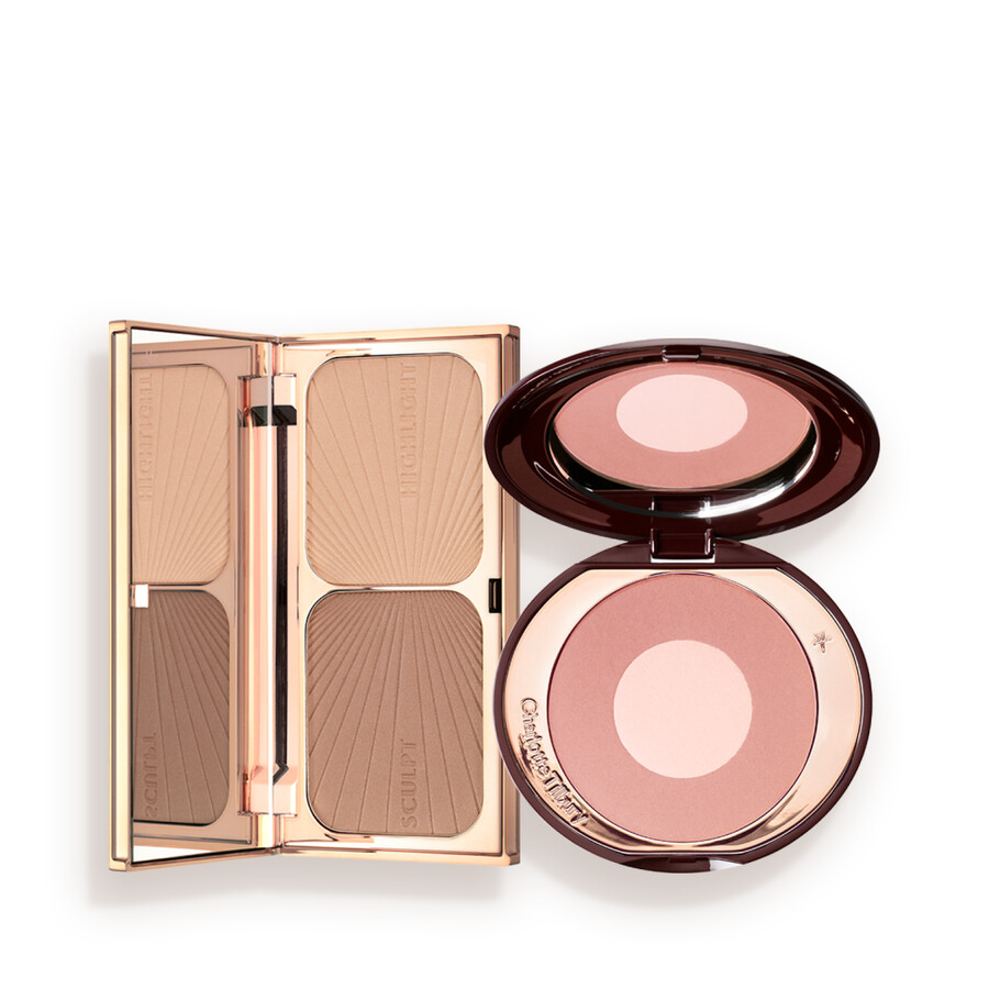 bronzed pushing beauty kit