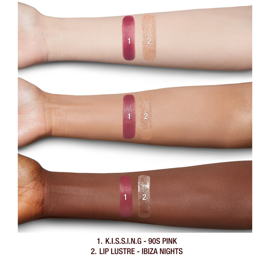 glanz- und lippenstift-duo