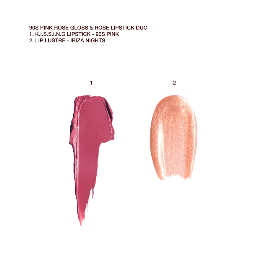 glanz- und lippenstift-duo