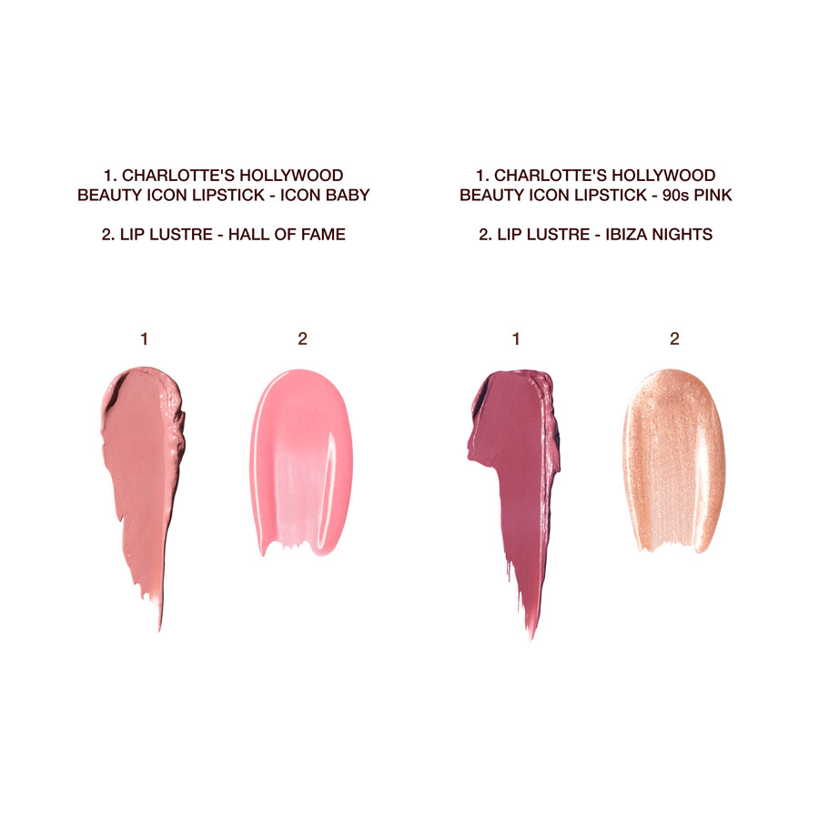 glanz- und lippenstift-duo