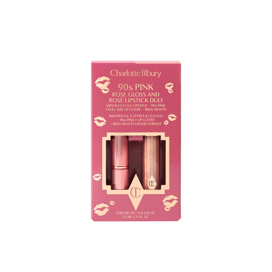 glanz- und lippenstift-duo